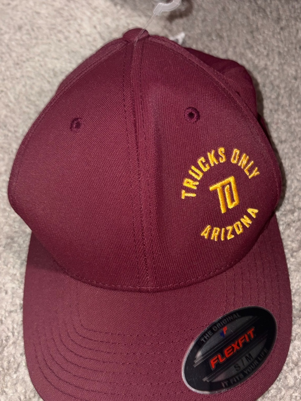 Maroon Men’s Baseball Cap - FIT S/M maroon Arizona